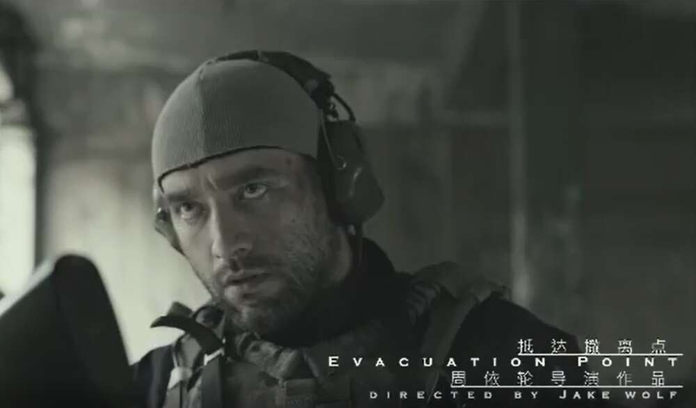 Paulo Gabriel é Jack, no Filme Evacuation Point, uma co-produção entre China e Brasil
